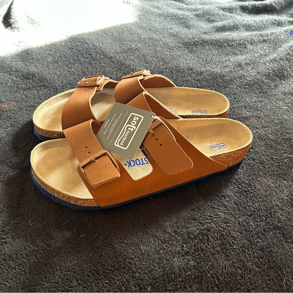 Birkenstock Arizona BS Desert Soil Caramel Sandals- Size 42 US Men's 11 Tan